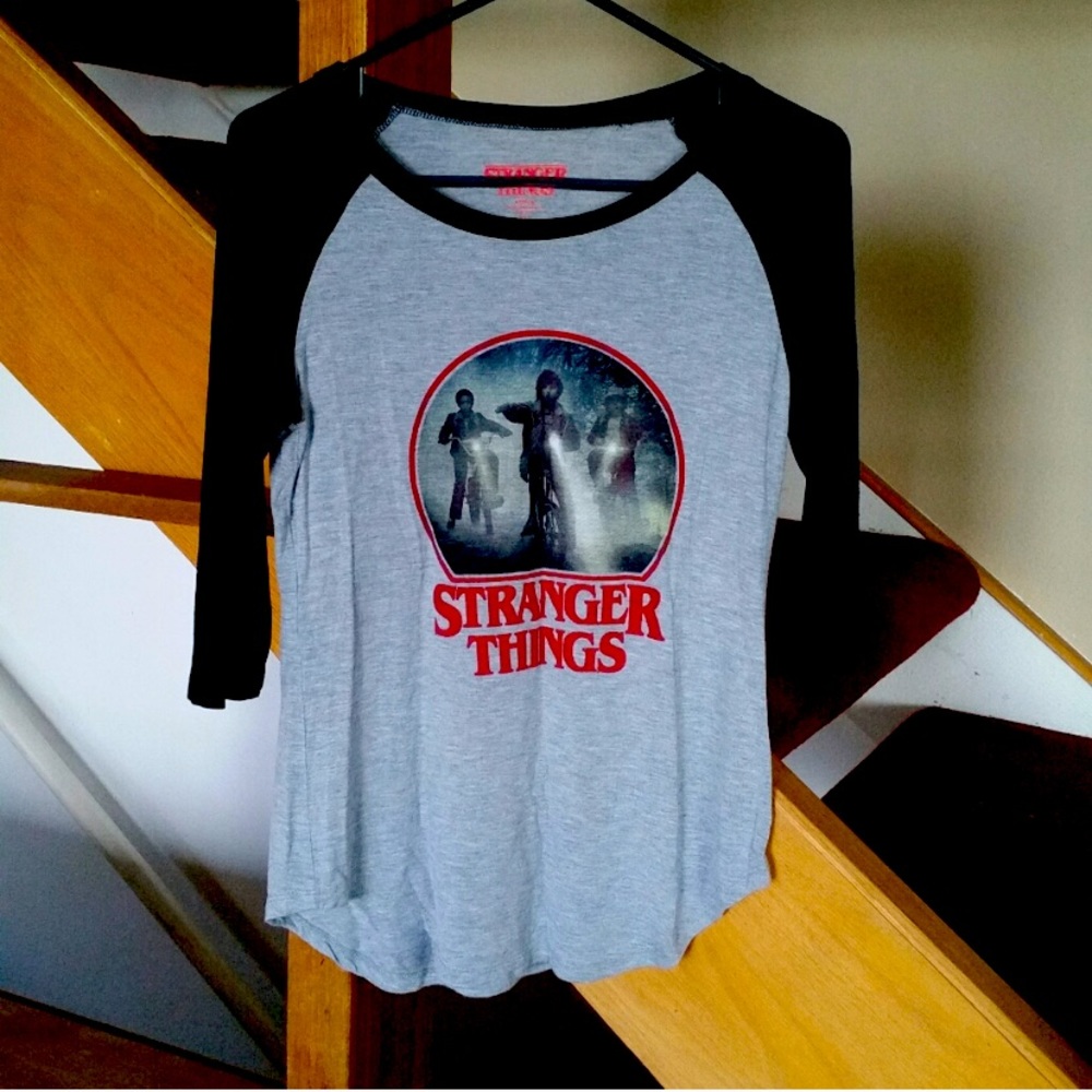 Stranger Things Baseball Tee Size Small/Medium